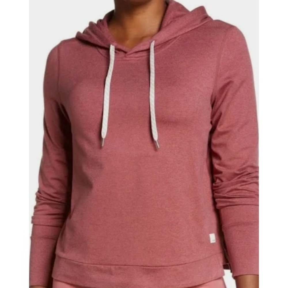 Vuori Halo Essential Hoodie Rosewood Pink DreamKnit Pullover VW206 Womens Medium
